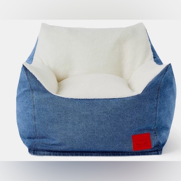 Levi's Other Levis X Target Denim Sherpa Bean Bag Chair Poshmark
